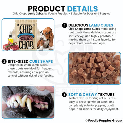 Chip Chops Lamb Cubes Dog Treat