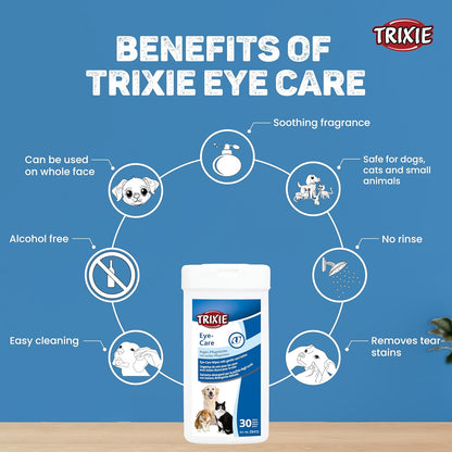 Trixie: - Eye Care Wipes - 30 Count