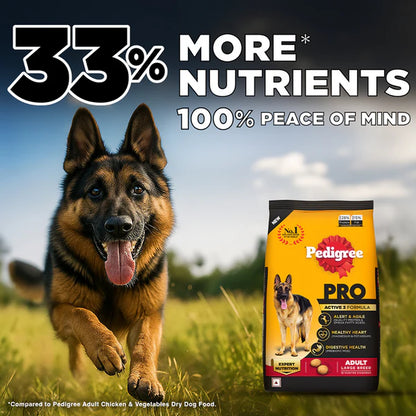 Pedigree PRO Expert Nutrition Active Adult Large Breed Dog Dry Food