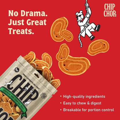 Chip Chops Chicken and Codfish Rolls Dog Treat 250g