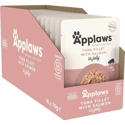 Applaws Cat Wet Food Tender Tuna with Salmon in a Tasty Jelly