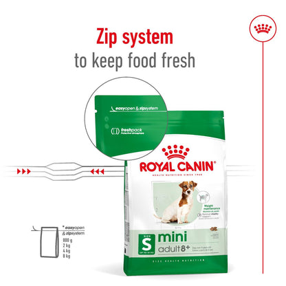 Royal Canin Mini Adult Dry Dog Food for 8+ Years Age