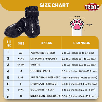 Trixie Walker Active Protective Boots for Dogs, 2 Pieces