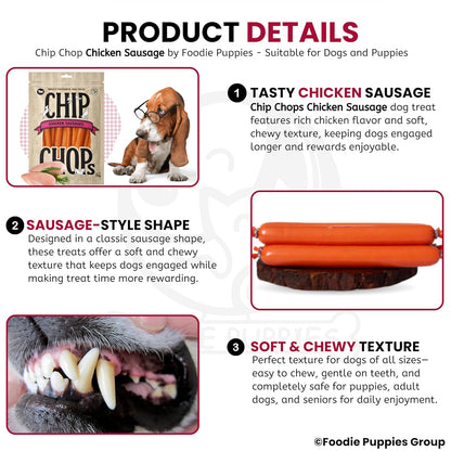 Chip Chops Chicken Sausages Dog Treats