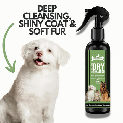 Dogz & Dudez No Bath Dog Spray Shampoo (200 ML)