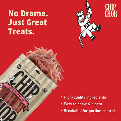 Chip Chops Roast Duck Slice Dog Treat 250g