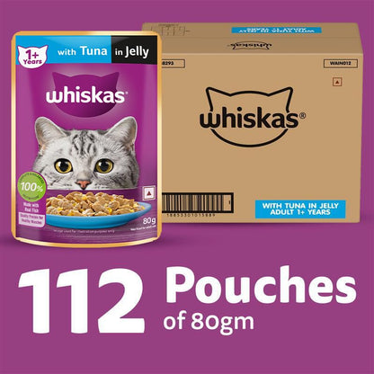 Whiskas Tuna in Jelly Adult (1+ Years) Wet Cat Food