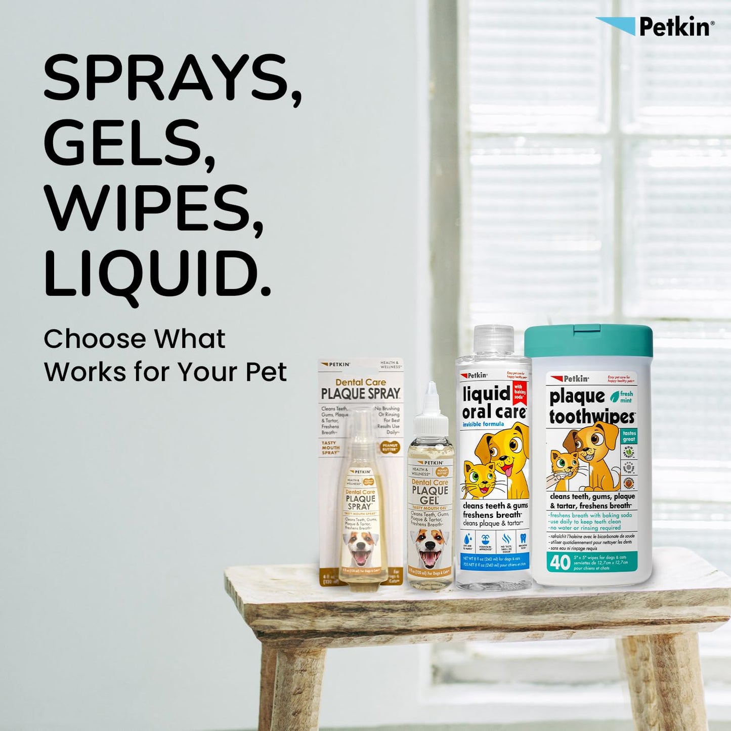 Petkin Tooth-Wipes Tooth and Gum Cleanser