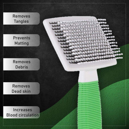 Wahl Cat Slicker Brush, Green