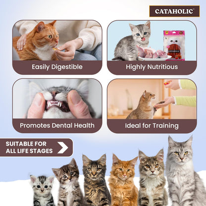 Cataholic Neko Chicken & Tuna Treats for Cats and KIttens - 50g (T)