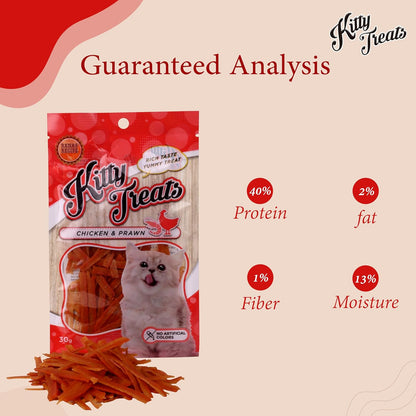 Kitty Treats Chicken with Shrimp Flavour Cat Treats - 30g