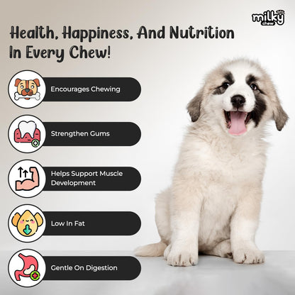 Dogaholic Milky Chew Knotted Bone Treats