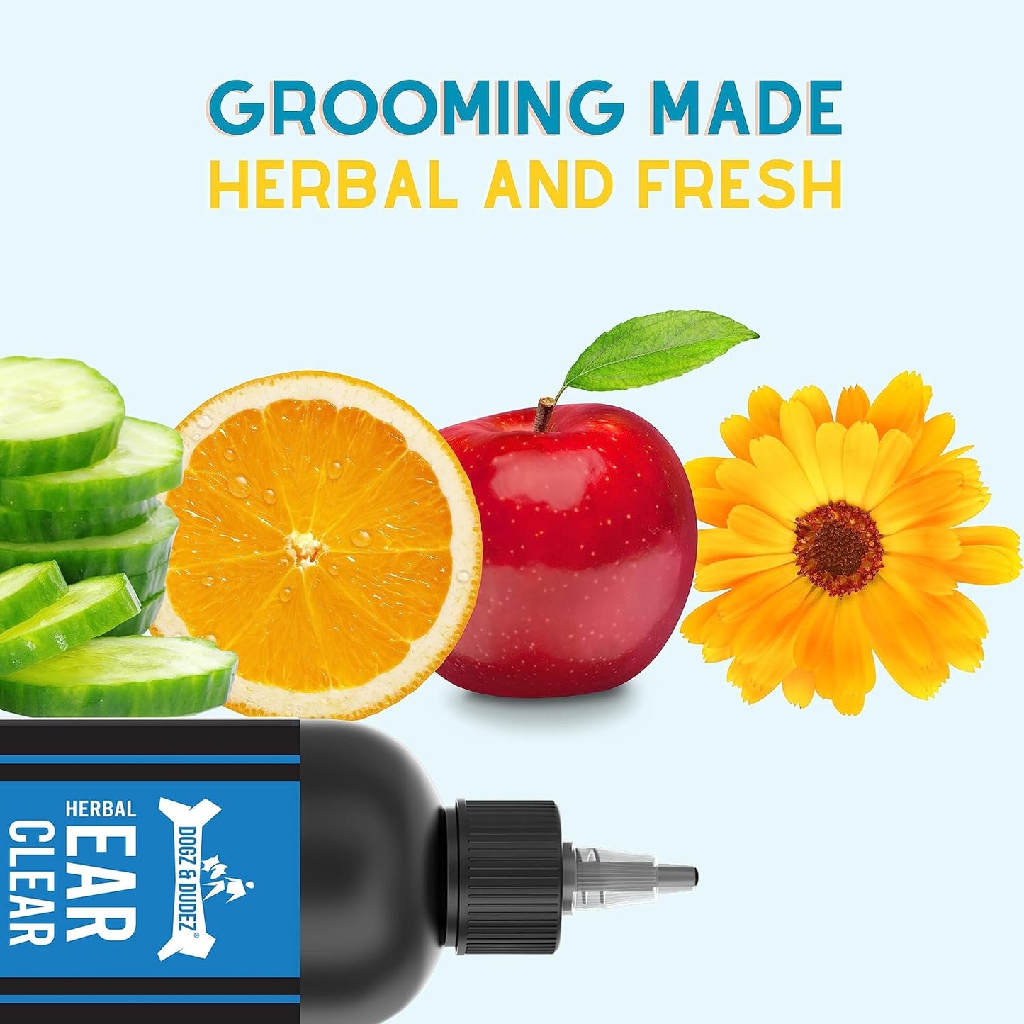 Dogz & Dudez Herbal Ear Cleaner for Dogs & Cats