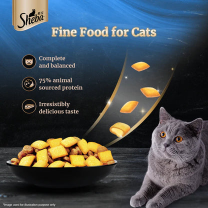 Sheba Salmon Flavour Irresistible All Life Stages Cat Dry Food 1.5kg