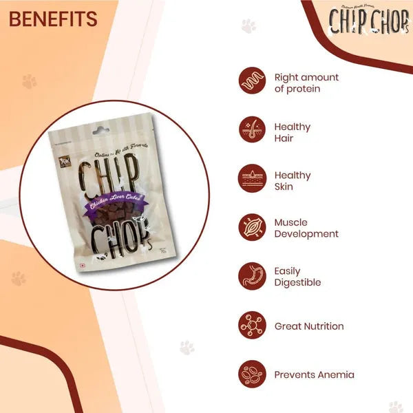 Chip Chops Dog Treats Chicken Liver Cubes