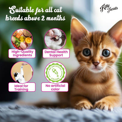 Kitty Treats Soft Chicken and Tuna Cat Treats - 30g