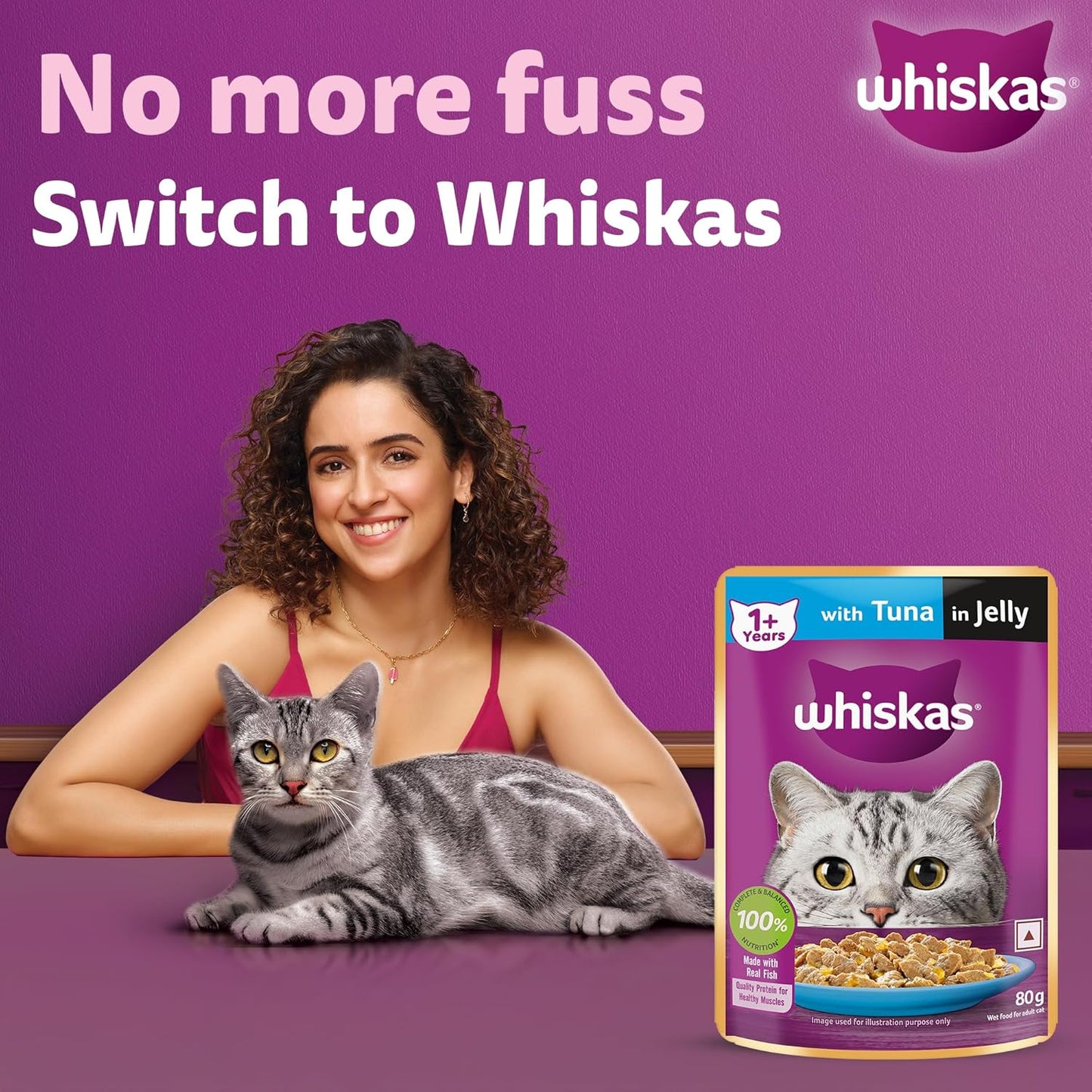 Whiskas Tuna in Jelly Adult (1+ Years) Wet Cat Food
