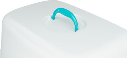 Trixie Vico Cat Litter Tray with Dome (Turquoise/White)