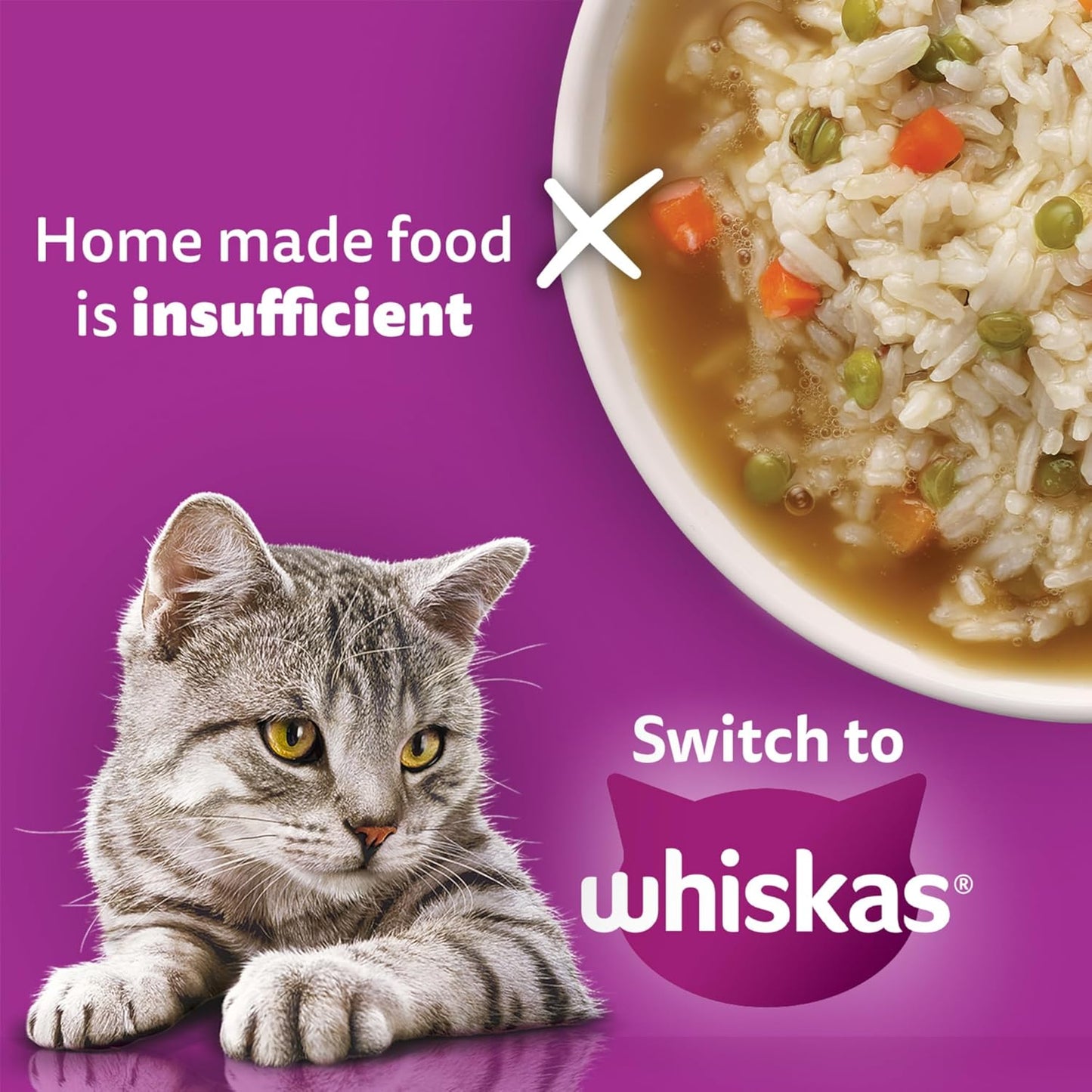 Whiskas Ocean Fish Flavour Adult (1+ Years) Dry Cat Food