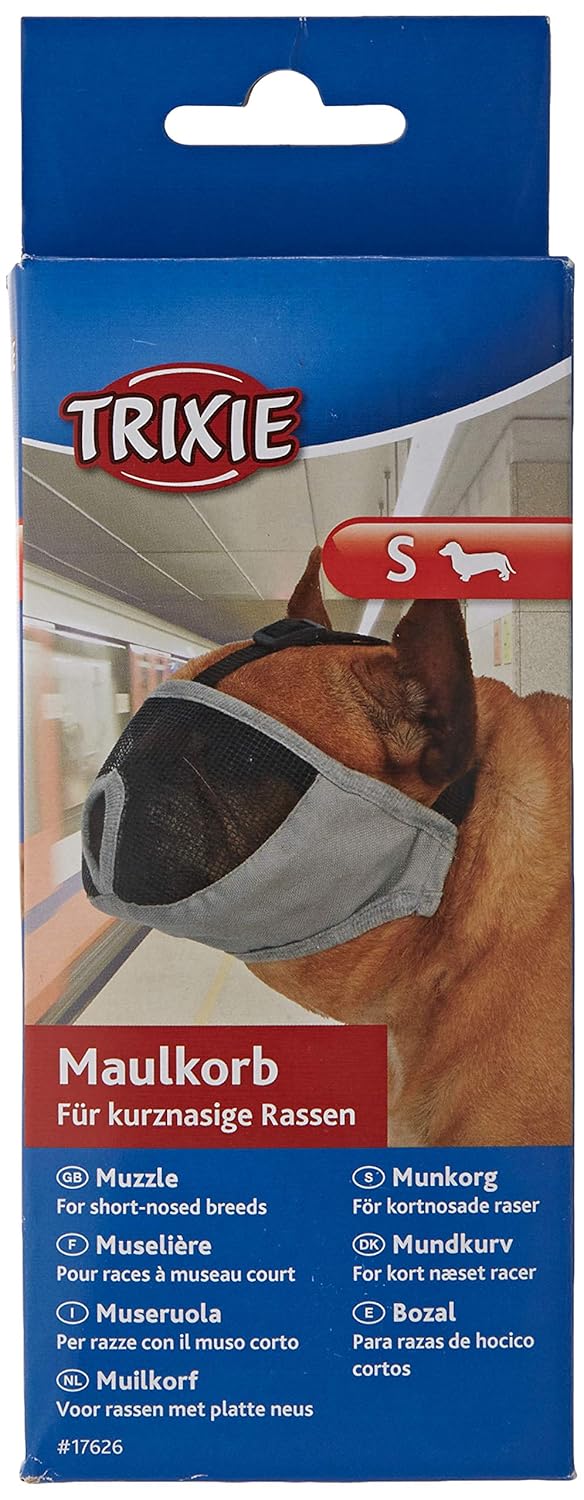 Trixie Muzzle for Short-Nosed Breeds Polyester S–M Short