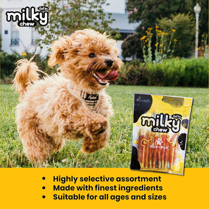 Milky Chew Cheese & Chicken Sticks Dog Treats