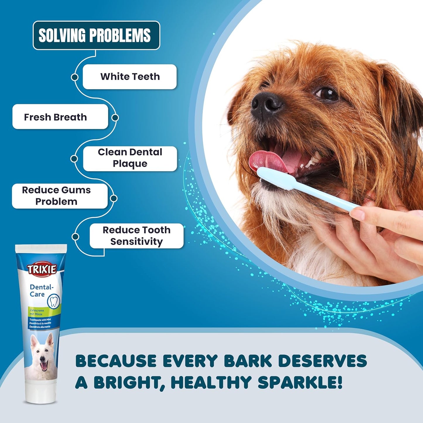 Trixie Mint Flavoured Toothpaste for Dogs - Pack of 2