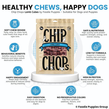 Chip Chops Lamb Cubes Dog Treat
