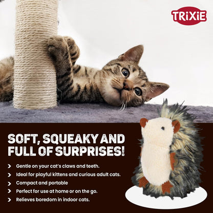 Trixie Hedgehog Plush Toy for Cats & Kittens - 8 cm