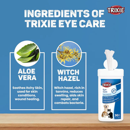 Trixie: - Eye Care Wipes - 30 Count