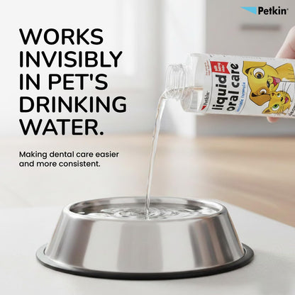 Petkin Invisible Formula Liquid Oral Care Teeth