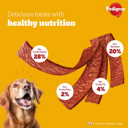 Pedigree Tasty Jerky Dog Treat Grilled Liver Flavour