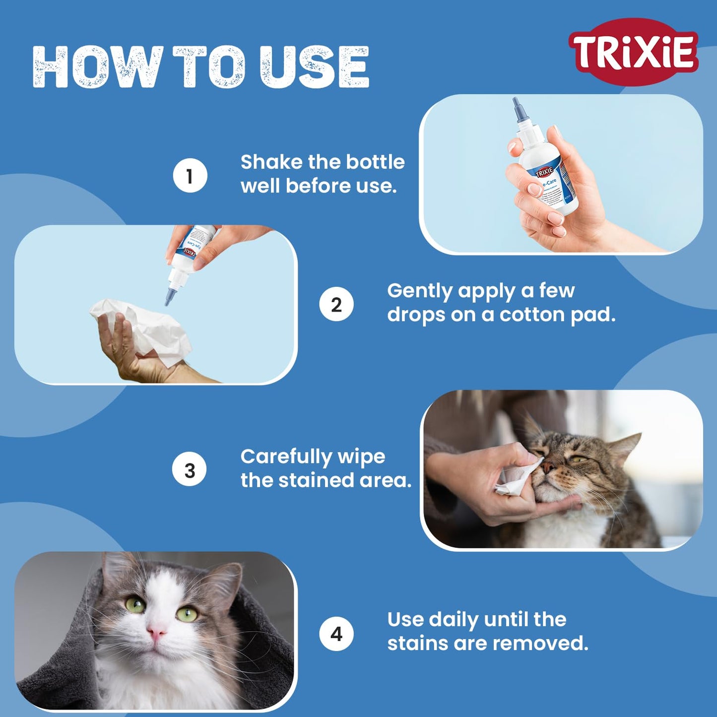 Trixie: - Tear Stain Remover for Dogs and Cats