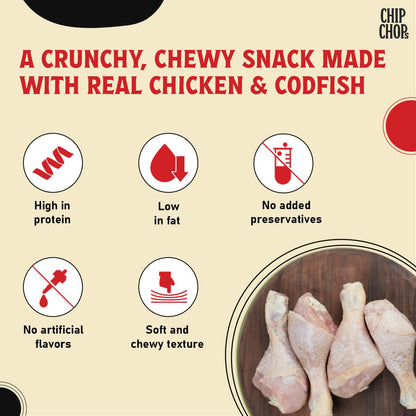 Chip Chops Sun Dried Chicken Jerky Dog Treat