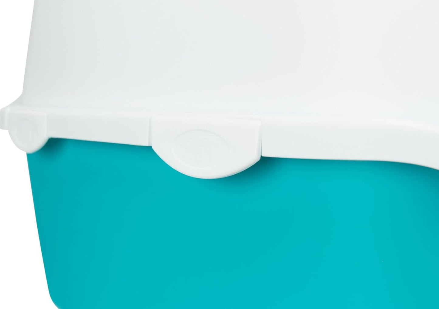 Trixie Vico Cat Litter Tray with Dome (Turquoise/White)