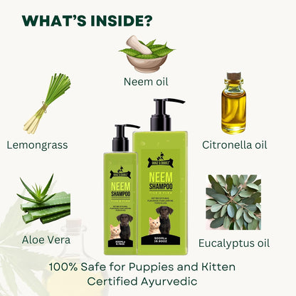 Dogz & Dudez Natural Neem Anti Tick and Flea Dog Shampoo