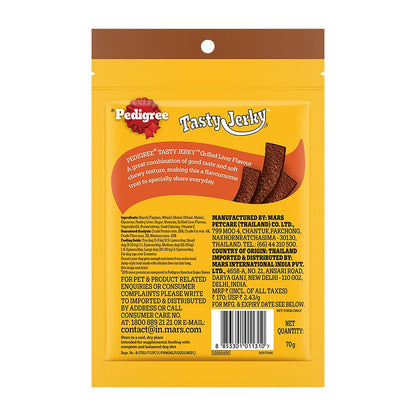 Pedigree Tasty Jerky Dog Treat Grilled Liver Flavour