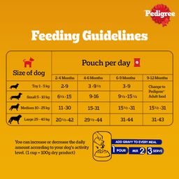 Pedigree Puppy Lamb Flavour Chunks in Gravy Wet Dog Food 70g