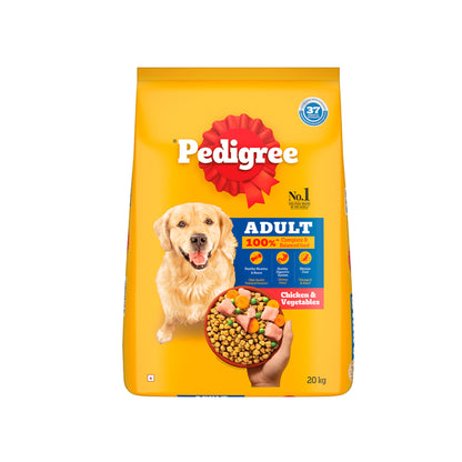 Pedigree Adult Dry Dog Food Chicken & Vegetables