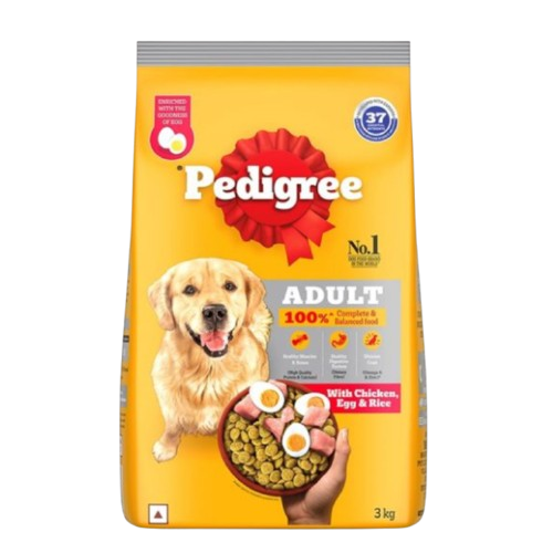 Pedigree Adult Dry Dog Food Chicken Egg & Rice