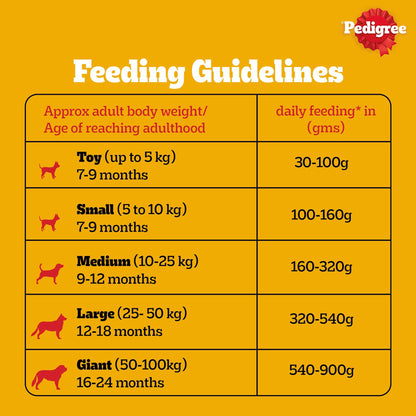 Pedigree Adult Dry Dog Food Chicken Egg & Rice