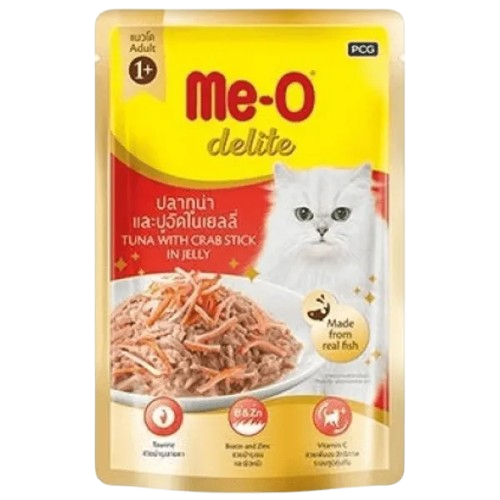 Me O Delite Tuna with Crab Sticks in Jelly Cat Wet Food