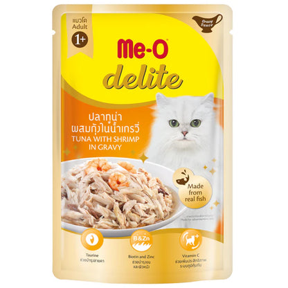 Me O Delite Tuna & Shrimp in Gravy Cat Wet Food