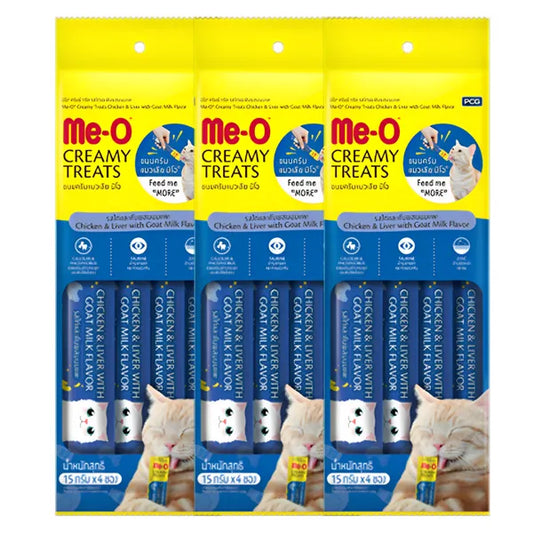 Me O Chicken & Liver with Goat Milk Creamy Cat Treat