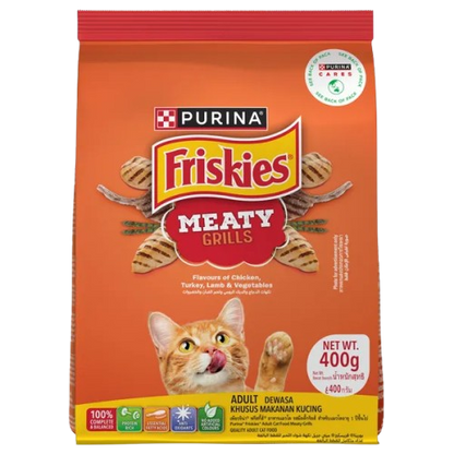 Purina Friskies Meaty Grills Adult Cat Dry Food