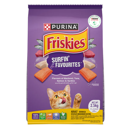 Purina Friskies Surfin Adult Cat Dry Food (T)