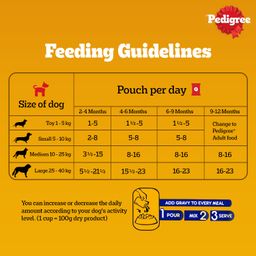 Pedigree Puppy Wet Dog Food with Chicken Chunks in Gravy 130 g