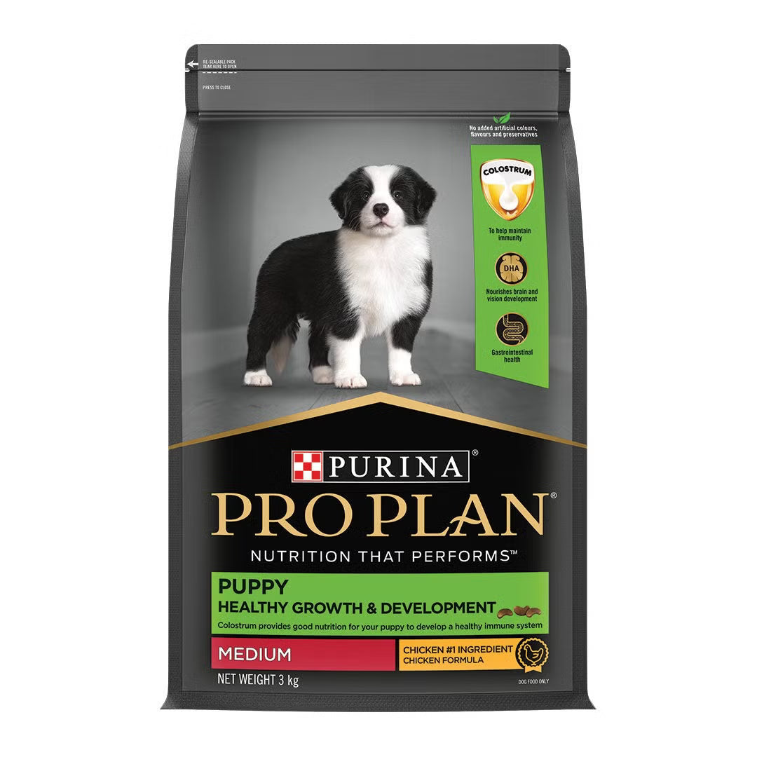 Purina Pro Plan Chicken Medium Breed Puppy Dog Dry Food (T)