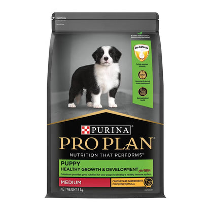 Purina Pro Plan Chicken Medium Breed Puppy Dog Dry Food (T)