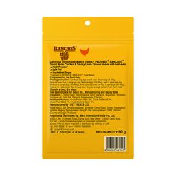 Pedigree RANCHOS Spiral Wrap Chicken & Smoky lamb flavour 60 g