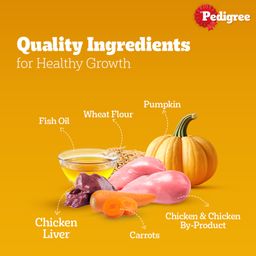Pedigree Puppy Wet Dog Food Chicken Liver in Loaf with Vegetables 70 g